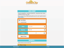 Tablet Screenshot of m.ocean-city.com
